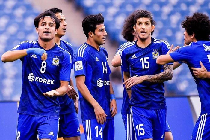 Air-Force-Club-v-Al-Jazira---team-celebration