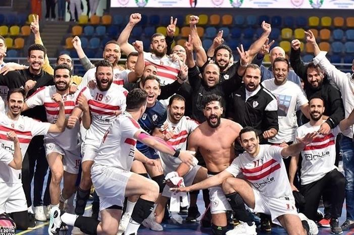 الزمالك يتوج بالدوري المصري للكرة الطائرة 202341719259547AY