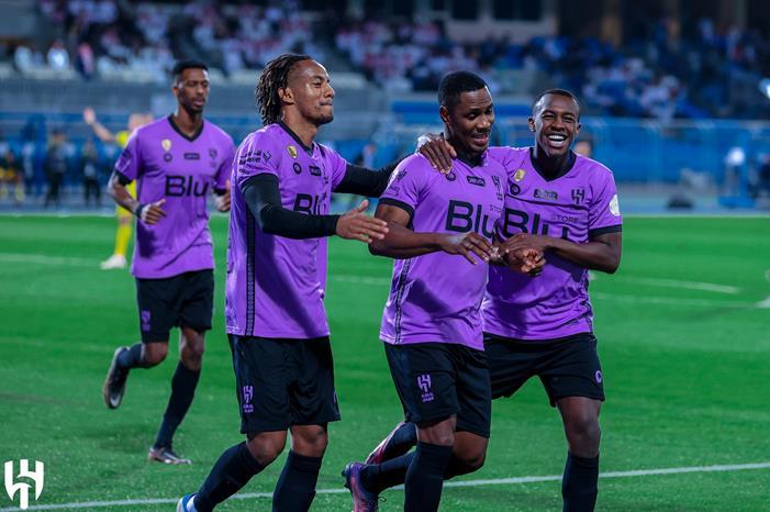 الهلال يفوز على الخليج بالدوري السعودي FsqELXaWcAIDEAc