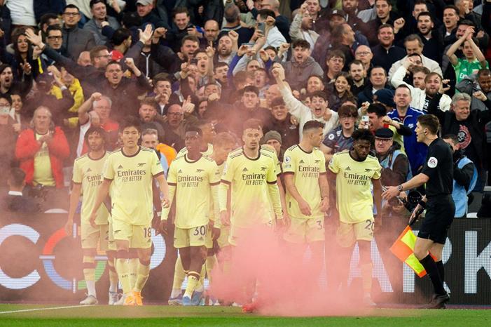 آرسنال يحسم الديربي أمام وست هام ٢٠٢٢٠٥٠١_٢١١٠١٦