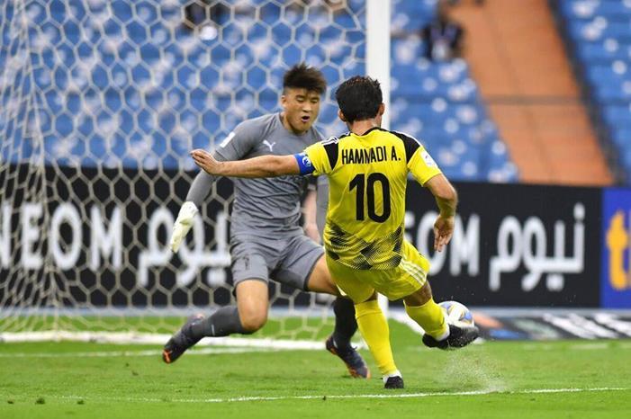 كأس الاتحاد الآسيوي: الفائزون بجائزة أفضل لاعب في النسخ الخمس الأخيرة Hammadi-Ahmed-v-Mumbai-CIty---ACL-2022