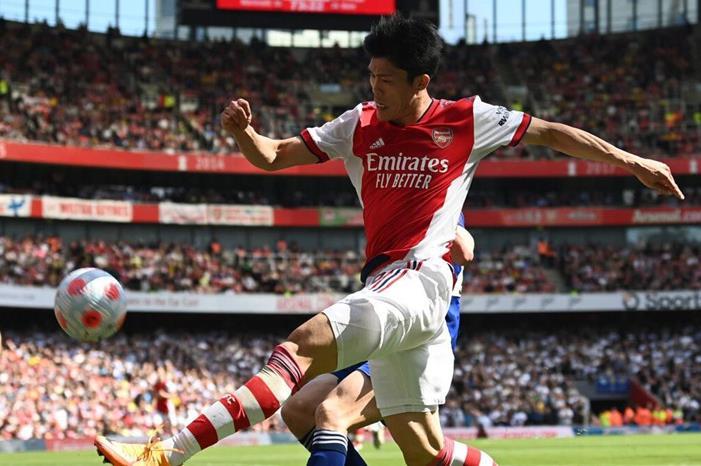 Takehiro-Tomiyasu---Arsenal---AFP