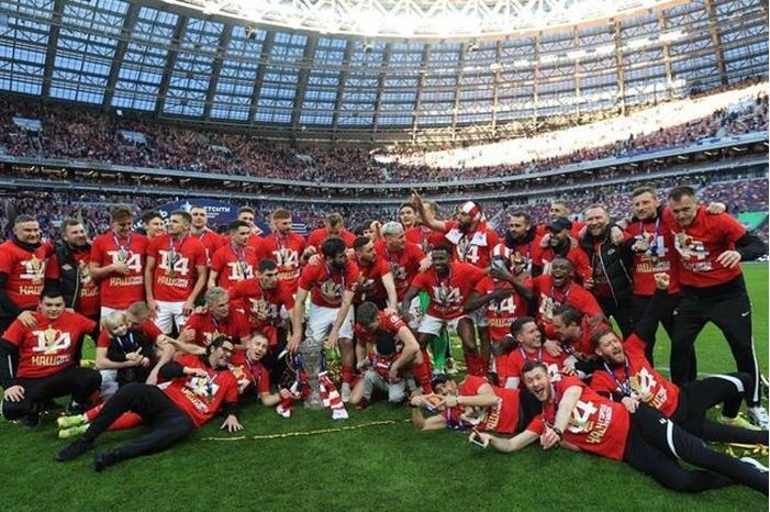 سبارتاك موسكو يرفع كأس روسيا لأول مرة منذ 19 عاما 6293cced42360416ea09529a