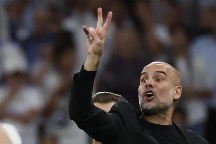 لا يفعلها إلا جوارديولا.. لماذا لعب 90 دقيقة أمام الريال دون تبديلات؟ epa_soccer_2023-05_2023-05-09_2023-05-09-10618128_epa