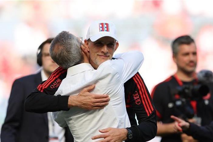 رئيس بايرن ينجي توخيل من عاصفة ميونخ epa_soccer_2023-05_2023-05-27_2023-05-27-10657939_epa