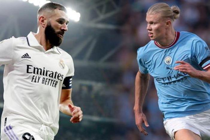 كريم بنزيما وإيرلينغ هالاند Karim Benzema and Erling Haaland