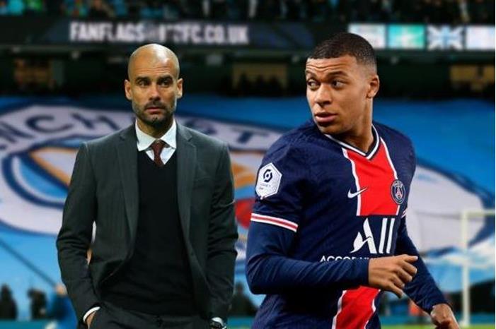 رد غوارديولا على إمكانية تعاقد مانشستر سيتي مع مبابي مجانا 2683420_1632567280