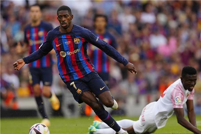 هل يفاجئ ديمبلي برشلونة ويفعل الشرط الجزائي؟ epa_soccer_2023-05_2023-05-28_2023-05-28-10660691_epa