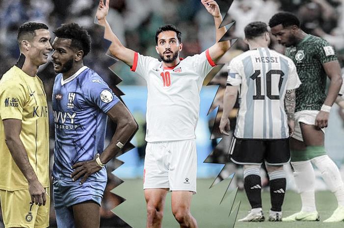 شاهد.. التعمري ينتقم لميسي ورونالدو من البليهي 4