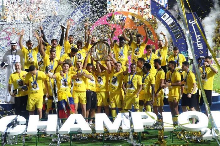 الوصل يتوج بلقب الدوري الاماراتي للمحترفين 1