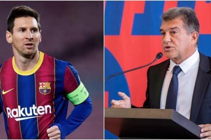 لابورتا : ميسي يريد البقاء في برشلونة  1029279
