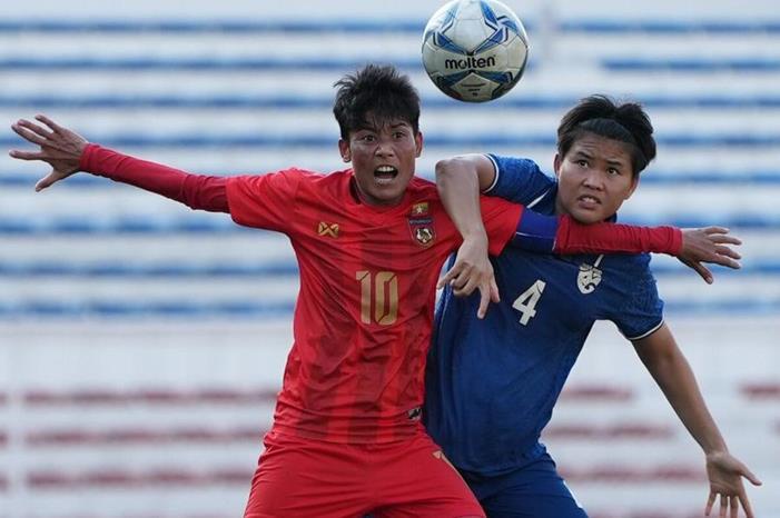 الفلبين وتايلاند تتأهلان إلى نهائي بطولة منطقة آسيان للسيدات Thailand-Myanmar