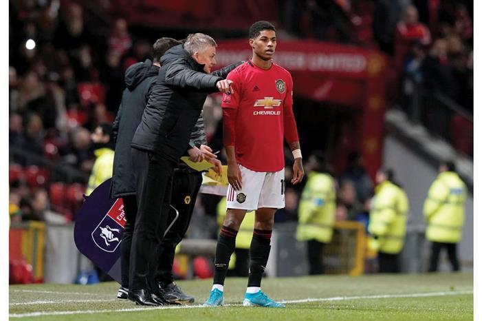 راشفورد يكشف رسالة تين هاج لمهاجمي مانشستر يونايتد INAF_20200118182553951