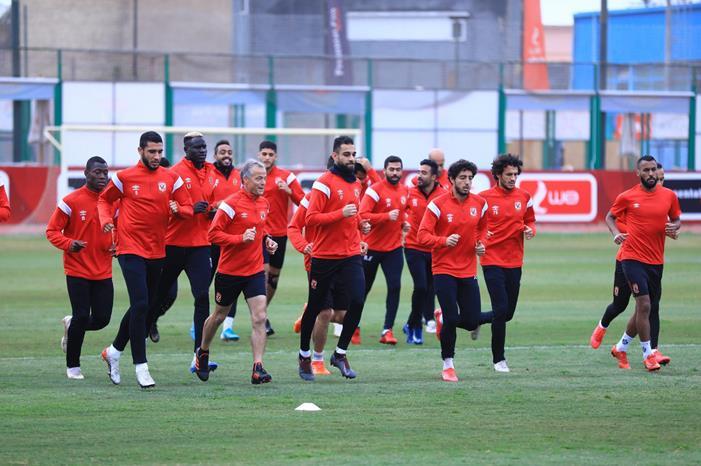غياب الشحات وعبدالمنعم.. مفاجآت في قائمة الأهلي لمباراة الجونة تدريب-الأهلي-المصري-scaled