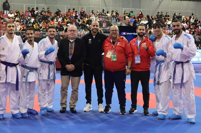 منتخب الكراتيه يظفر ببرونزية القتال الجماعي ببطولة آسيا 1690104991218