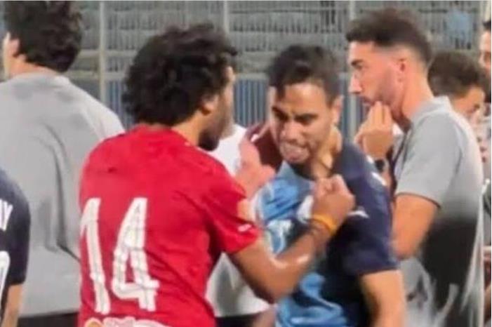 عقوبة قاسية ضد حسين الشحات بعد تصرف  غير أخلاقي  بحق الشيبي 64be75494236046fc57525e2