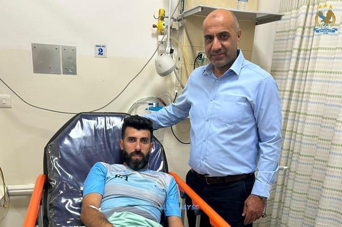 نقل بهاء عبد الرحمن للمستشفى بعد تعرضه لوعكة صحية 451719292_1028014662657334_2474660064848028092_n