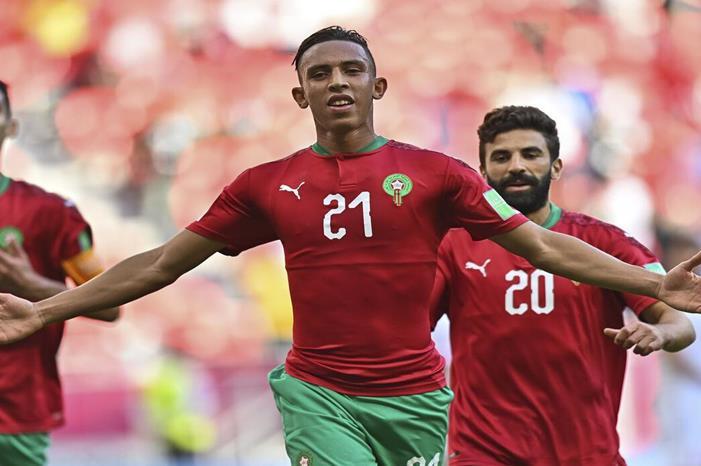 المغربي رحيمي يدخل التاريخ ويكشف سر احتفاله أمام العراق 66aa11304236047cfd5445e2