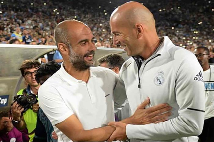 غوارديولا يشيد بزيدان قبل مواجهتهما المرتقبة image