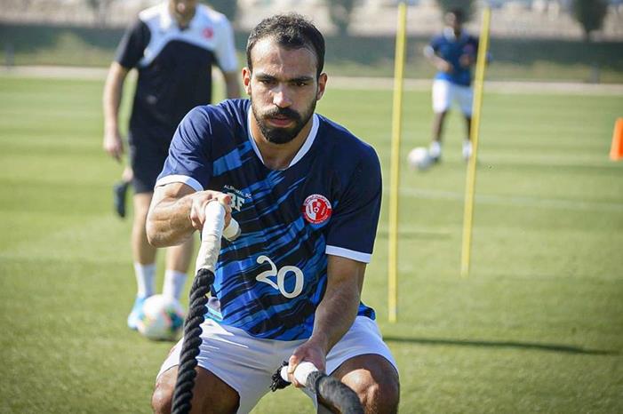 بهاء-فيصل-في-التدريبات-مع-الشمال-القطري3