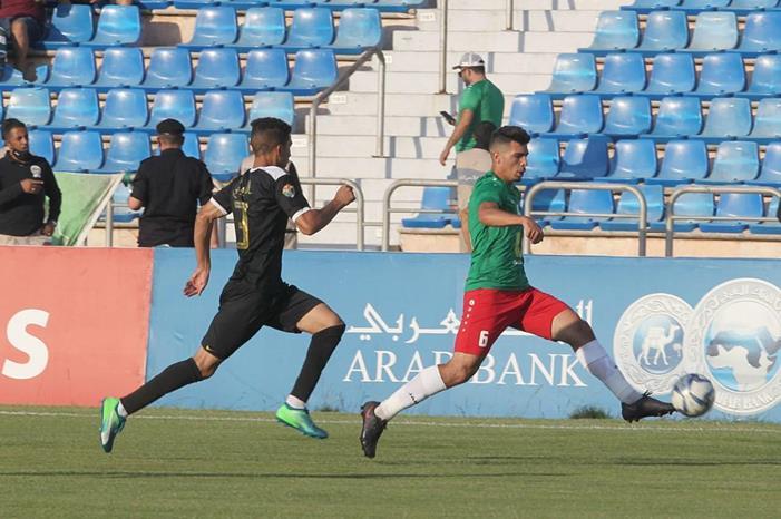 الوحدات يهزم البقعة بخماسية وينفرد بصدارة الدوري 1628186356165