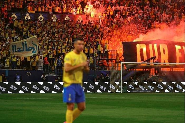 رد فعل رونالدو بعد الهزيمة أمام التعاون 64e0cfc04c59b7569e6d34b6