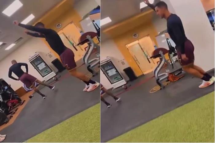 رقص رونالدو على الشيلات صحبة نجم سعودي 64eecb1d4236041c1b716c0c