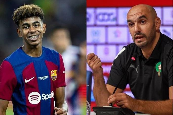 الركراكي يكشف كواليس لقائه بـ لامين يامال لتمثيل المغرب 64f08dc74c59b705bd2c1714