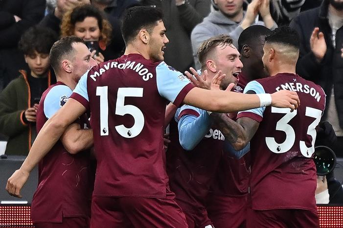 وست هام ينتصر على ضيفه مانشستر يونايتد