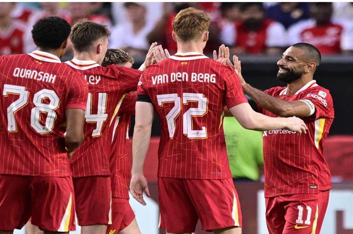 صلاح يساهم في الفوز الودي لليفربول ضد أرسنال 66ab1b9d42360413e47be419