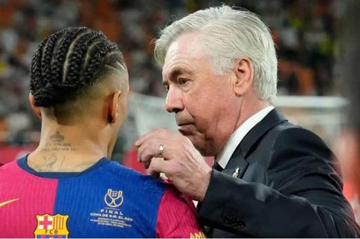 برشلونة يدخل في صدام مع أنشيلوتي بسبب رافينيا Capture