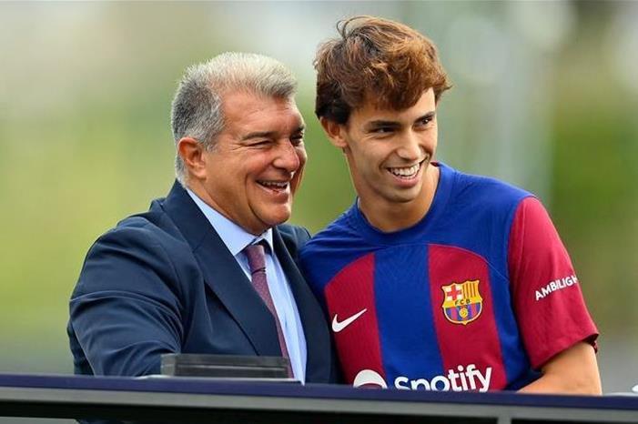 لابورتا: انضمام فيليكس يوم مهم لبرشلونة afp_20230902_20230902-afp_33u69tw_afp