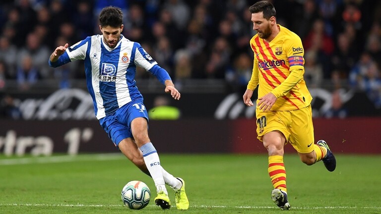 إسبانيول يفرض التعادل على برشلونة في ديربي كتالونيا