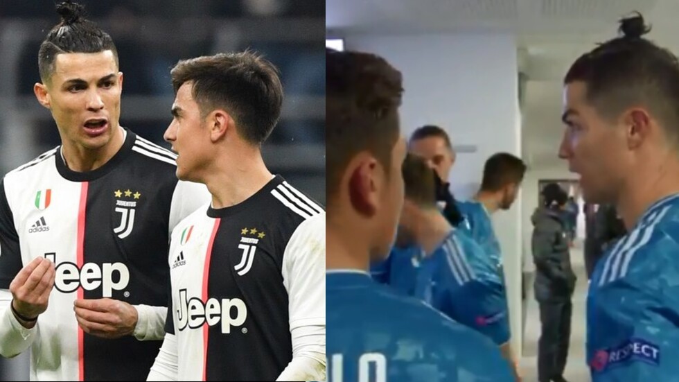 بالفيديو.. الكاميرات تفضح نميمة رونالدو وديبالا على لاعبي يوفنتوس