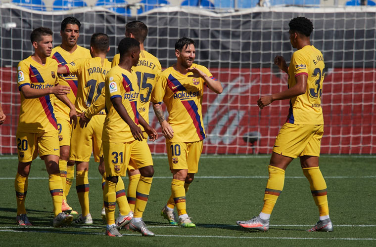 بالفيديو - برشلونة يودع الدوري بانتصار كبير