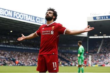 محمد صلاح الهداف التاريخي لليفربول في دوري الابطال ملاعب
