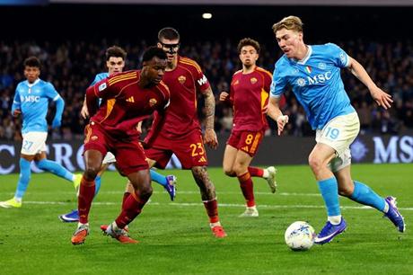 قمّة نابولي وروما تنتهي بالتعادل في الكالتشيو - ملاعب 