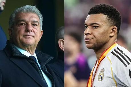 لابورتا يهاجم مبابي ويتهمه بالتحايل على الحكام - ملاعب 