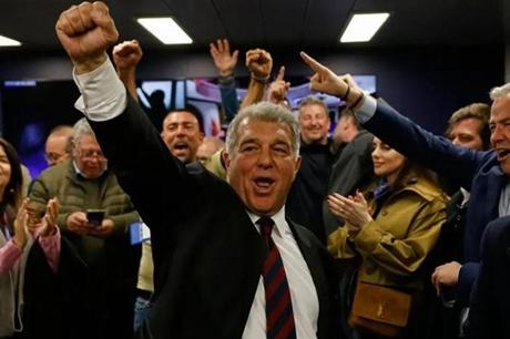 خوان لابورتا رئيساً لنادي برشلونة حتى 2031 - ملاعب 