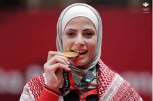 جوليانا_الصادق_،_لحظة_تتويجها_بالميدالية_الذهبية_في_آسياد_إندونيسيا_٢٠١٨