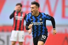 لوتارو ديربي ميلان انتر 2021