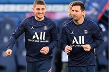 ميسي وفيراتي يغيبان عن سان جيرمان