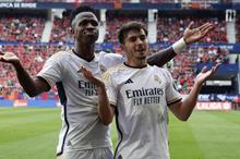 ريال مدريد يحقق فوزاً عريضاً على مستضيفه أوساسونا