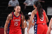 Team-USA-basketball-for-women-against-Nigeria-Olympics-in-Tokyo